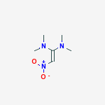 N,N,N',N'-tetramethyl-2-nitroethene-1,1-diamine molecular structure