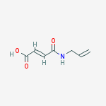 4-oxo-4-(prop-2-en-1-ylamino)but-2-enoic acid molecular structure