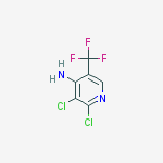 4-AMINO-2,3-DICHLORO-5-(TRIFLUOROMETHYL)PYRIDINE molecular structure