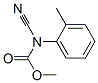 CARBAMIC ACID CYANO(2-METHYLPHENYL)-,METHYL ESTER molecular structure