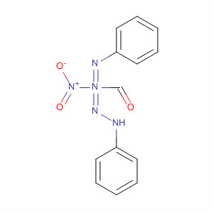 Diazenecarboxaldehyde, a-nitro-2-phenyl-, phenylhydrazone