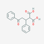 (3-oxo-1,3-diphenylpropyl)propanedioic acid