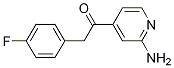 1-(2-Aminopyridin-4-yl)-2-(4-fluorophenyl)-ethanone molecular structure
