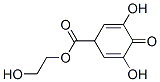 2,5-Cyclohexadiene-1-Carboxylic Acid 3,5-Dihydroxy-4-Oxo-,2-Hydroxyethyl Ester molecular structure