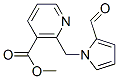 METHYL 2-((2-FORMYL-1H-PYRROL-1-YL)METHYL)NICOTINATE molecular structure