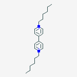 1,1'-Dihexyl-4,4'-bipyridinium molecular structure