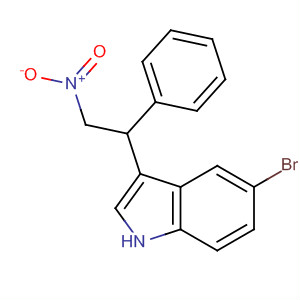 1H-Indole, 5-bromo-3-(2-nitro-1-phenylethyl)-
