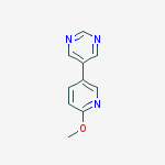 5-(6-Methoxy-3-pyridinyl)pyrimidine