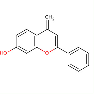 4H-1-Benzopyran-7-ol, 4-methylene-2-phenyl- molecular structure