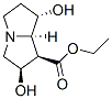1H-PYRROLIZINE-1-CARBOXYLIC ACID HEXAHYDRO-2,7-DIHYDROXY-,ETHYL ESTER,(1R,2R,7S,7AR)- molecular structure