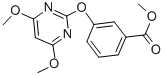3-[(4,6-DIMETHOXYPYRIMIDIN-2-YL)OXY]BENZOIC ACID, METHYL ESTER