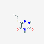 1,2,4-triazine-3,5(2h,4h)-dione, 6-(ethylthio)-