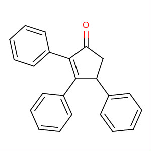 2-Cyclopenten-1-one, 2,3,4-triphenyl- molecular structure