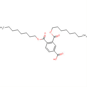 1,2,4-Benzenetricarboxylic acid, dioctyl ester molecular structure