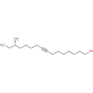 8-Hexadecyn-1-ol, 14-methyl-, (S)- molecular structure