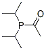 Acetylbis(1-methylethyl)phosphine molecular structure