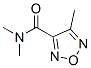 1,2,5-Oxadiazole-3-carboxamide,  N,N,4-trimethyl- molecular structure
