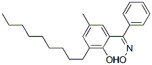 (2-Hydroxy-5-methyl-3-nonylphenyl)phenylmethanone oxime molecular structure