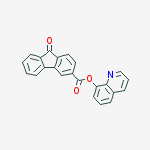 (QUINOLIN-8-YL) 9-OXOFLUORENE-3-CARBOXYLATE molecular structure
