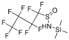 1,1,2,2,3,3,4,4,4-Nonafluoro-N-(trimethylsilyl)-1-butanesulfinamide molecular structure