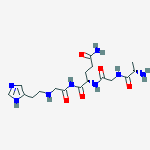 GLYCINAMIDE,L-ALANYLGLYCYL-L-GLUTAMINYL-N-(2-(1H-IMIDAZOL-4-YL)ETHYL)-