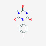 1,3,5-Triazine-2,4,6(1H,3H,5H)-trione, 1-(4-methylphenyl)- molecular structure