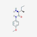 Pentanamide, 2-amino-N-(4-methoxyphenyl)-3-methyl-, (2S,3S)- molecular structure
