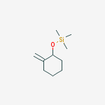 Silane, trimethyl[(2-methylenecyclohexyl)oxy]- molecular structure