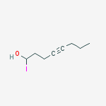 4-Octyn-1-ol, 1-iodo- molecular structure