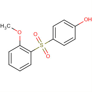 Phenol, 4-[(2-methoxyphenyl)sulfonyl]- molecular structure