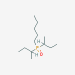 Phosphine oxide, bis(1-methylpropyl)pentyl- molecular structure