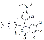 3-[2,4-bis(dimethylamino)phenyl]-4,5,6,7-tetrachloro-3-[4-(diethylamino)-o-tolyl]phthalide