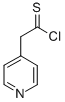 4-PYRIDYL THIOACETYL CHLORIDE molecular structure