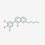 Naphthalene, 1-fluoro-7-pentyl-2-(3,4,5-trifluorophenyl)-