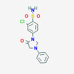 2-chloro-4-(5-oxo-3-phenylimidazolidin-1-yl)benzenesulfonamide