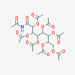 8-(acetylamino)-8-oxooctane-1,2,3,4,5,6,7-heptayl heptaacetate  molecular structure