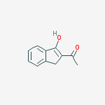 1-(3-HYDROXY-1H-INDEN-2-YL)ETHANONE molecular structure