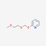 PYRIDINE,2-[(2-METHOXYETHOXY)METHOXY]- molecular structure