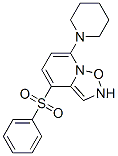 4-(Phenylsulfonyl)-7-(1-piperidinyl)benzofurazane molecular structure