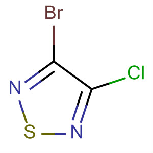 1,2,5-Thiadiazole, 3-bromo-4-chloro- molecular structure