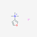 N,N,N-Trimethylfuran-3-aminium iodide molecular structure