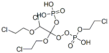 1-[bis(2-chloroethoxy)phosphoryloxy-(2-chloroethoxy)phosphoryl]oxy-2-c hloro-ethane molecular structure