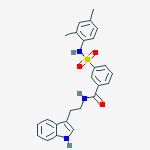 3-[(2,4-dimethylphenyl)sulfamoyl]-n-[2-(1h-indol-3-yl)ethyl]benzamide molecular structure