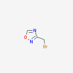 3-(bromomethyl)-1,2,4-oxadiazole molecular structure