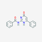 Benzamide, N-(1,4-dihydro-4-oxo-6-phenyl-2-pyrimidinyl)- molecular structure