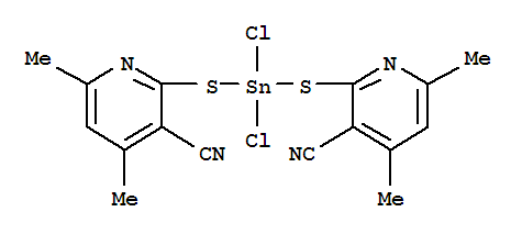 3-cyano-4,6-dimethyl-pyridine-2-thiolate molecular structure
