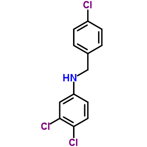 3,4-dichloro-N-(4-chlorobenzyl)aniline
