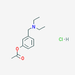 3-[(diethylamino)methyl]phenyl acetate molecular structure
