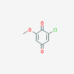 2,5-Cyclohexadiene-1,4-dione, 2-chloro-6-methoxy- molecular structure