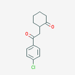 Cyclohexanone, 2-[2-(4-chlorophenyl)-2-oxoethyl]- molecular structure